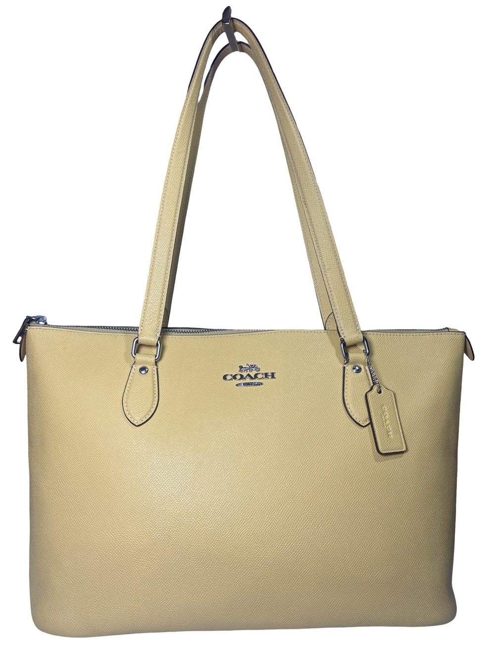 Coach Yellow Gallery Tote Bag EUC!